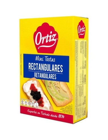 Mini rectangulaire Tostas Ortiz100 gr.