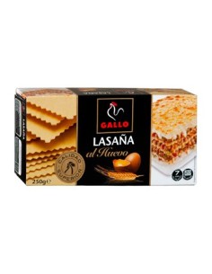 Pâtes aux oeufs pour les lasagnes Gallo 250 gr.