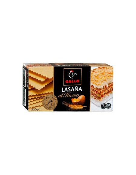 Pasta para lasaña al huevo Gallo 250 gr.