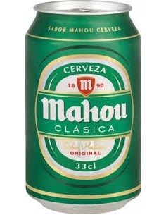 Klassische Mahou Bier 8 ud. x 33 cl.