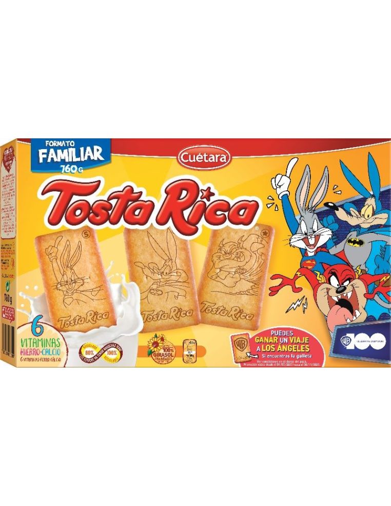 Cuétara biscuits TostaRica 760 gr.