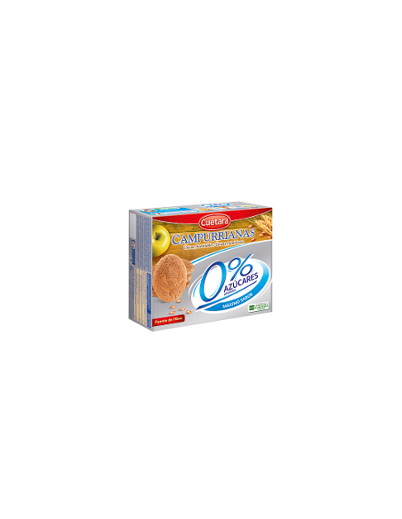 Galletas Campurrianas Cuétara 0% azúcares 400 gr.