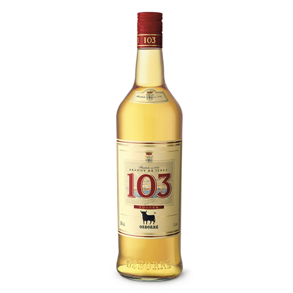 Online store selling Brandy 103 Osborne etiqueta blanca