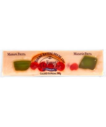 Marzipan and fruit nougat Vicens 300 gr.