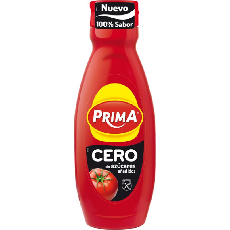 Tienda online venta de Ketchup cero sin azúcares añadidos Prima