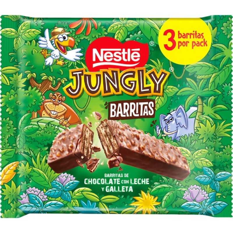Nestlé Jungly chocolate bars 102 gr.
