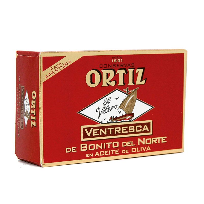 Ventresca de bonito del Norte en aceite de oliva Ortiz 109 gr.