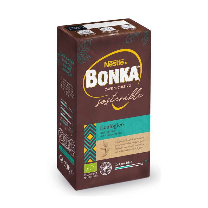 Organic roasted ground coffee Bonka 250 gr.