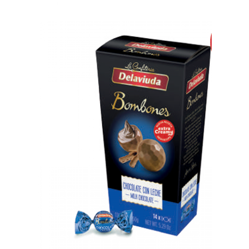 Milk chocolate pralines Delaviuda 150 gr.