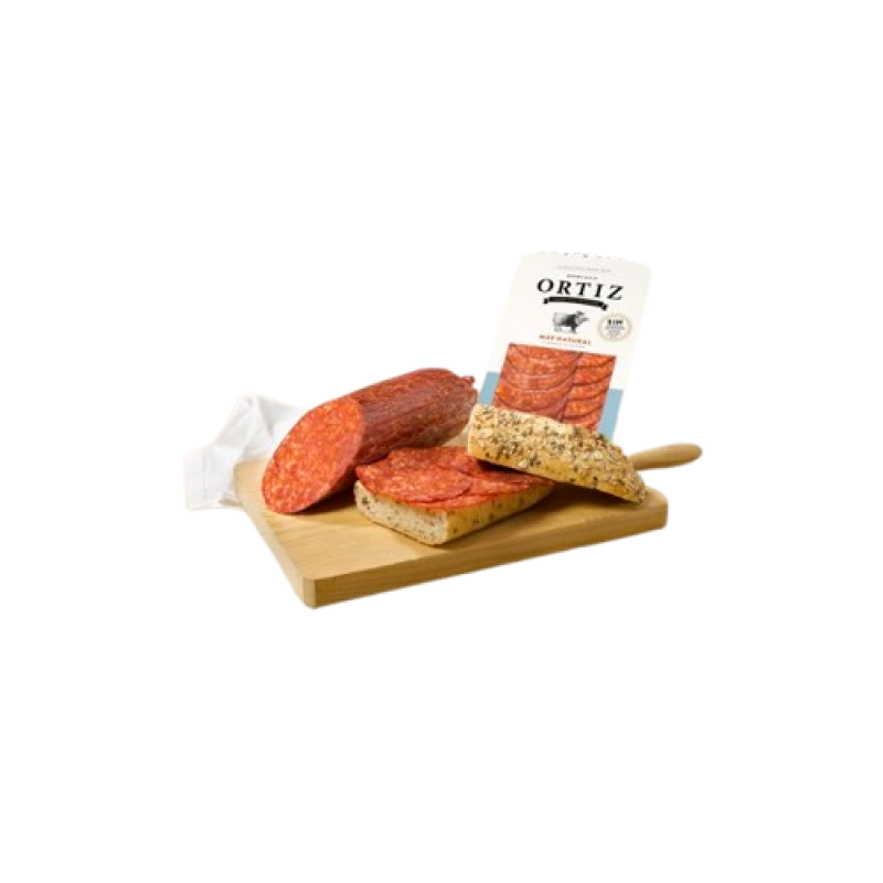 Chorizo de Pamplona loncheado Ortiz 750 gr.