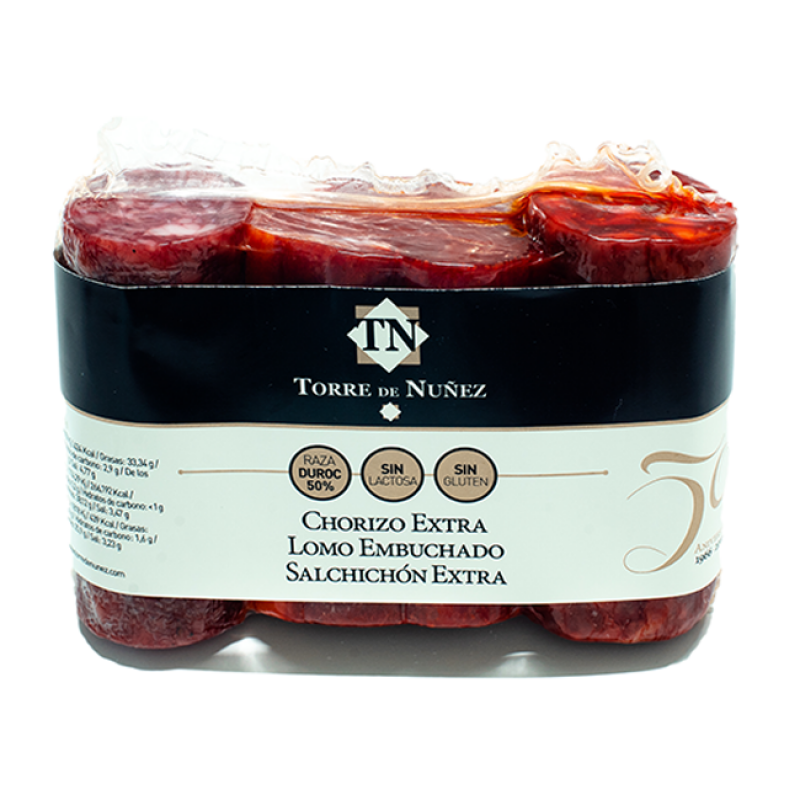 Lot de saucisses Duroc Torre de Núñez 720 gr.