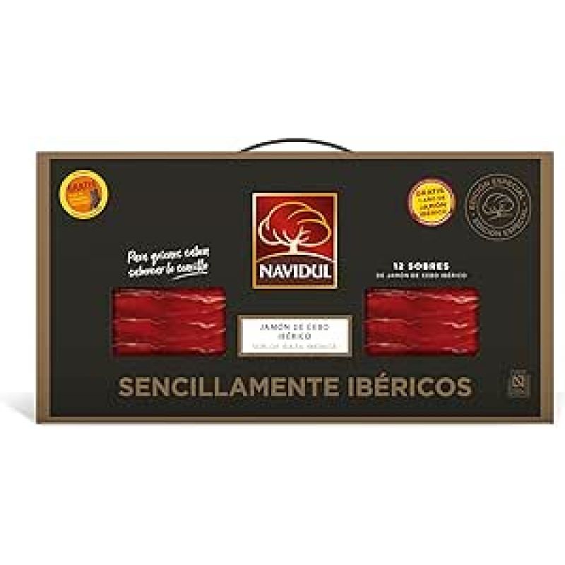 Navidul Iberian Cebo Ham Briefcase 12 envelopes (12x75 gr.)