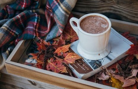 Chocolat chaud pour le petit-déjeuner et le thé de l´après-midi