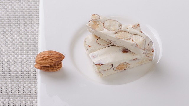 La préparation et la composition du nougat dur