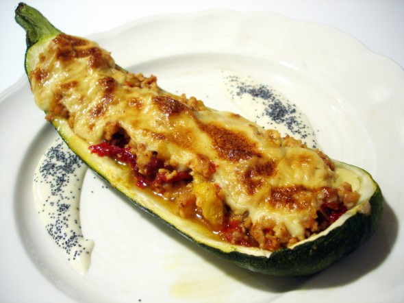 Viande Courgettes farcies