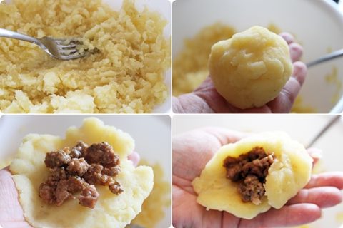 Viandes farcies Pommes de terre