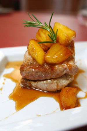Pork Tenderloin with Caramelized Pineapple